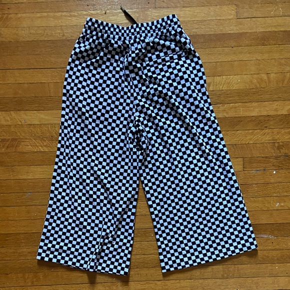 JOYRICH, culottes . Checkered black and white. Size small - Picture 2 of 3